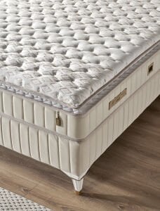 Elegance 150x200 Çift Kişilik Yatak, Baza, Başlık Seti