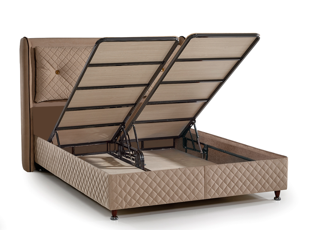 MD Nergis 120x200 Single Divan Base and Headboard Set GM1110