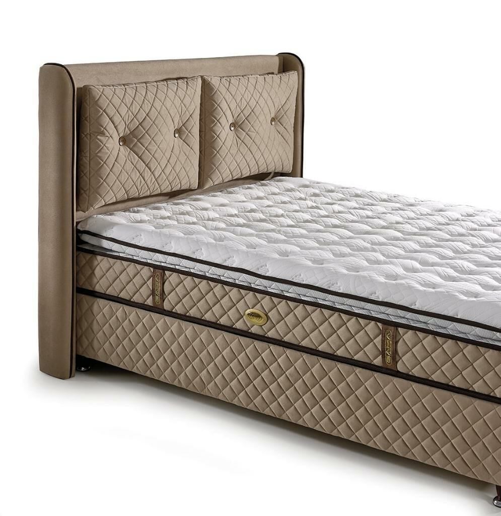 MD Nergis 120x200 Single Divan Base and Headboard Set GM1110