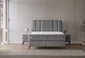 Energy 160x200 Çift Kişilik Yatak, Baza, Başlık Seti