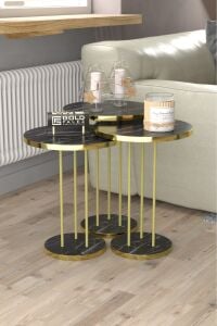 MD Gold Terra Zigon Bendir Siyah 3'lü