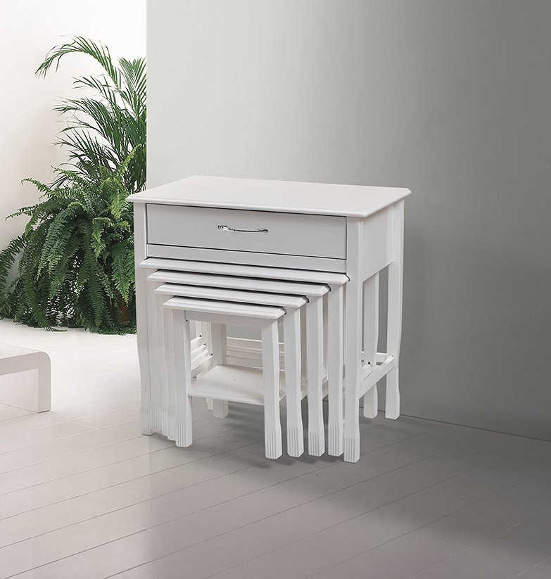MD S101 Lion Legged Console Table (WHITE)