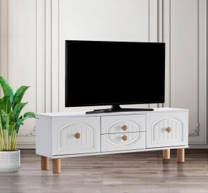 Aslan Ege Konak Tv Sehpası Beyaz TN0568