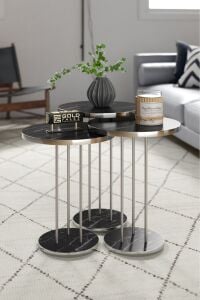 MD Gümüş Terra Zigon Bendir Siyah 3'lü