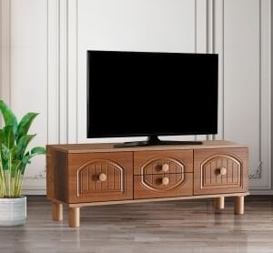 Aslan Ege Konak Tv Sehpası Atlantik Çam - Ceviz TN0569