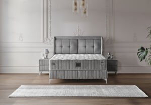 Felix 160x200 Çift Kişilik Yatak, Baza, Başlık Seti