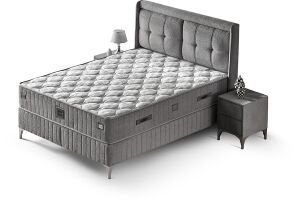 Felix 160x200 Çift Kişilik Yatak, Baza, Başlık Seti