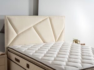 Mia 140x200 Çift Kişilik Yatak, Baza, Başlık Seti MBL1023