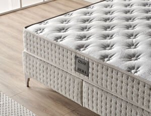 Hera 150x200 Çift Kişilik Yatak, Baza, Başlık Seti