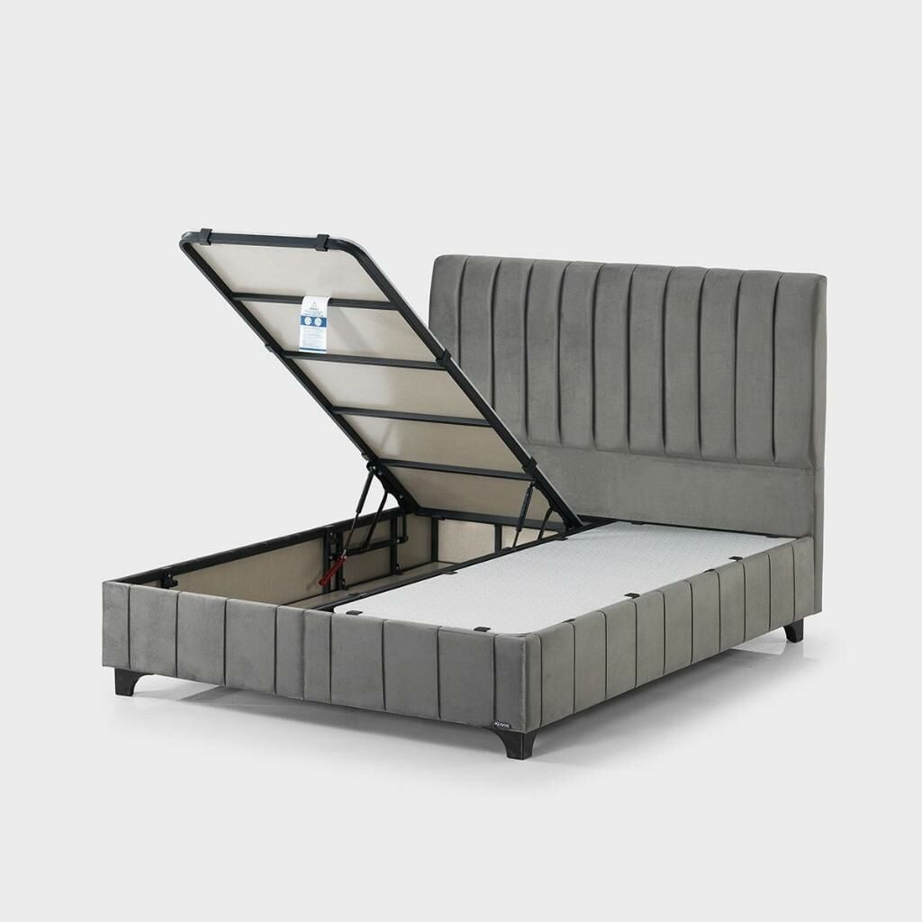 Alegra Anthracite 90x200 Single Divan Base