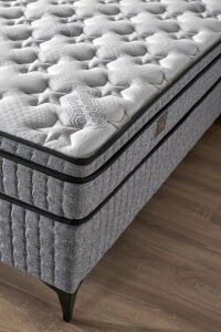 Luna 140x190 Çift Kişilik Yatak, Baza, Başlık Seti