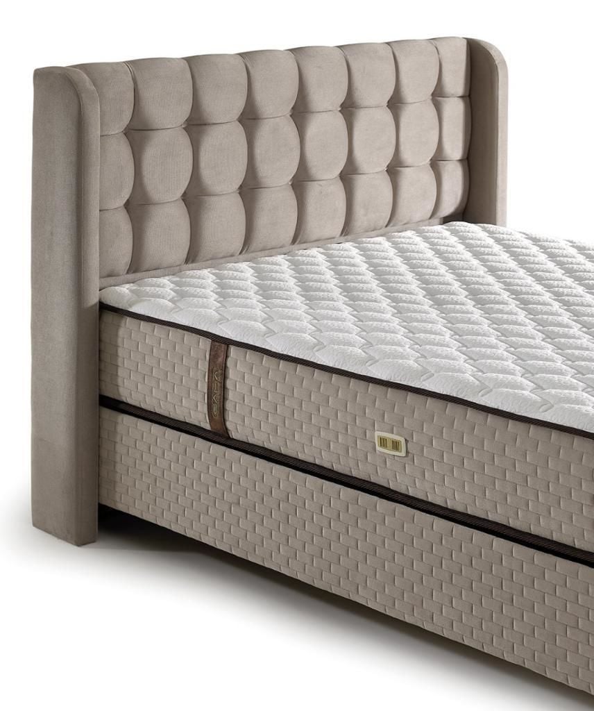 MD Panama 90x200 Single Divan Base and Headboard Set GM1112
