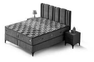 Optimum 150x200 Çift Kişilik Yatak, Baza, Başlık Seti
