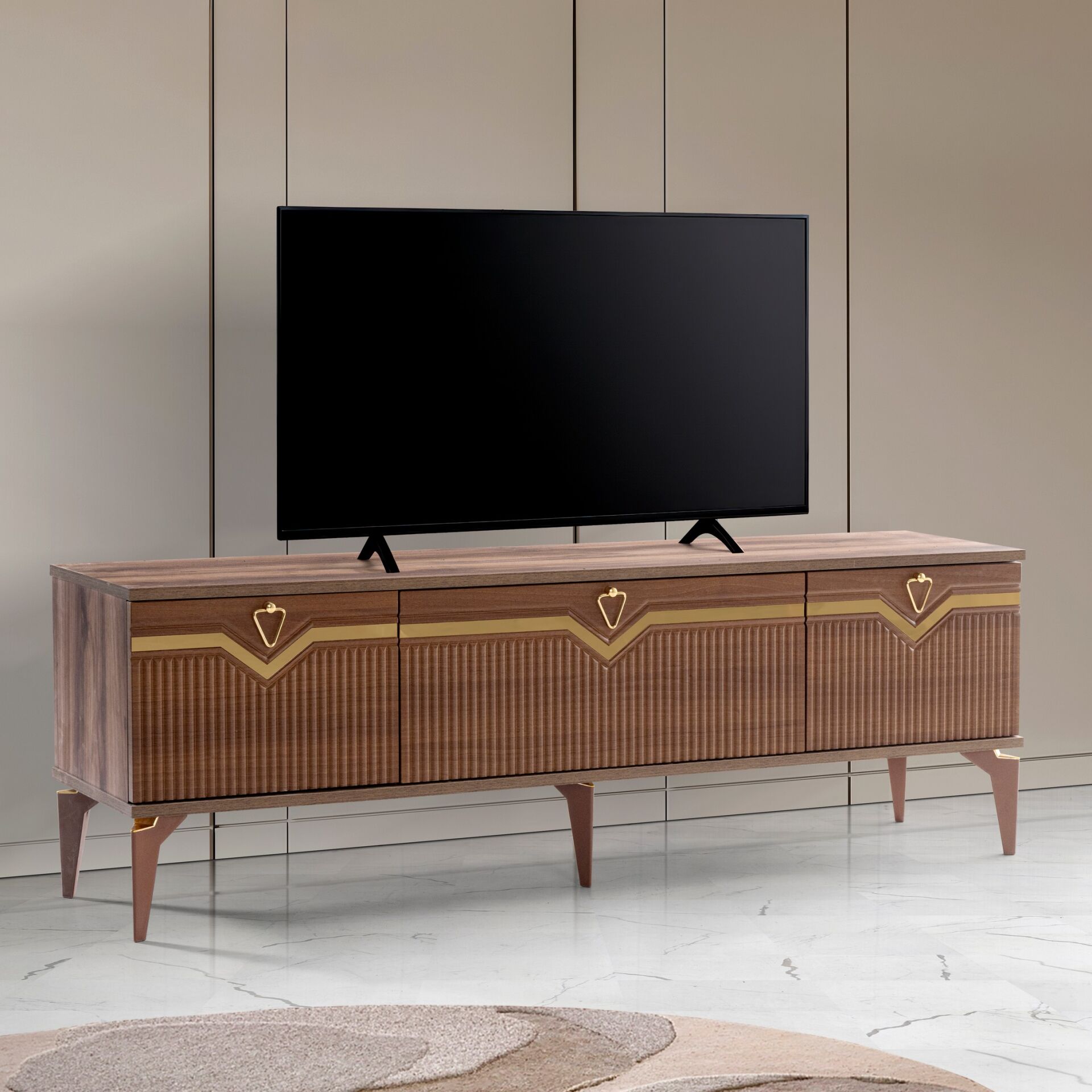 Atilla V TV Sehpası Atlantik Çam - Ceviz TN0590