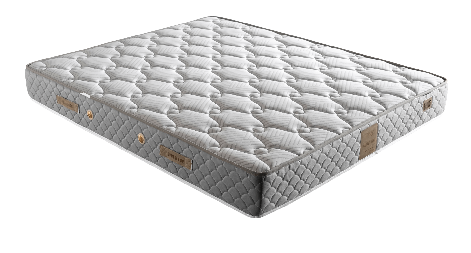 Kiamond Gri 150x200 Çift Kişilik Yatak MBL1121