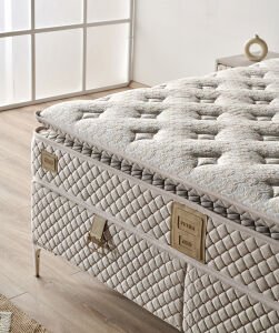 Petra 140x190 Çift Kişilik Yatak, Baza, Başlık Seti