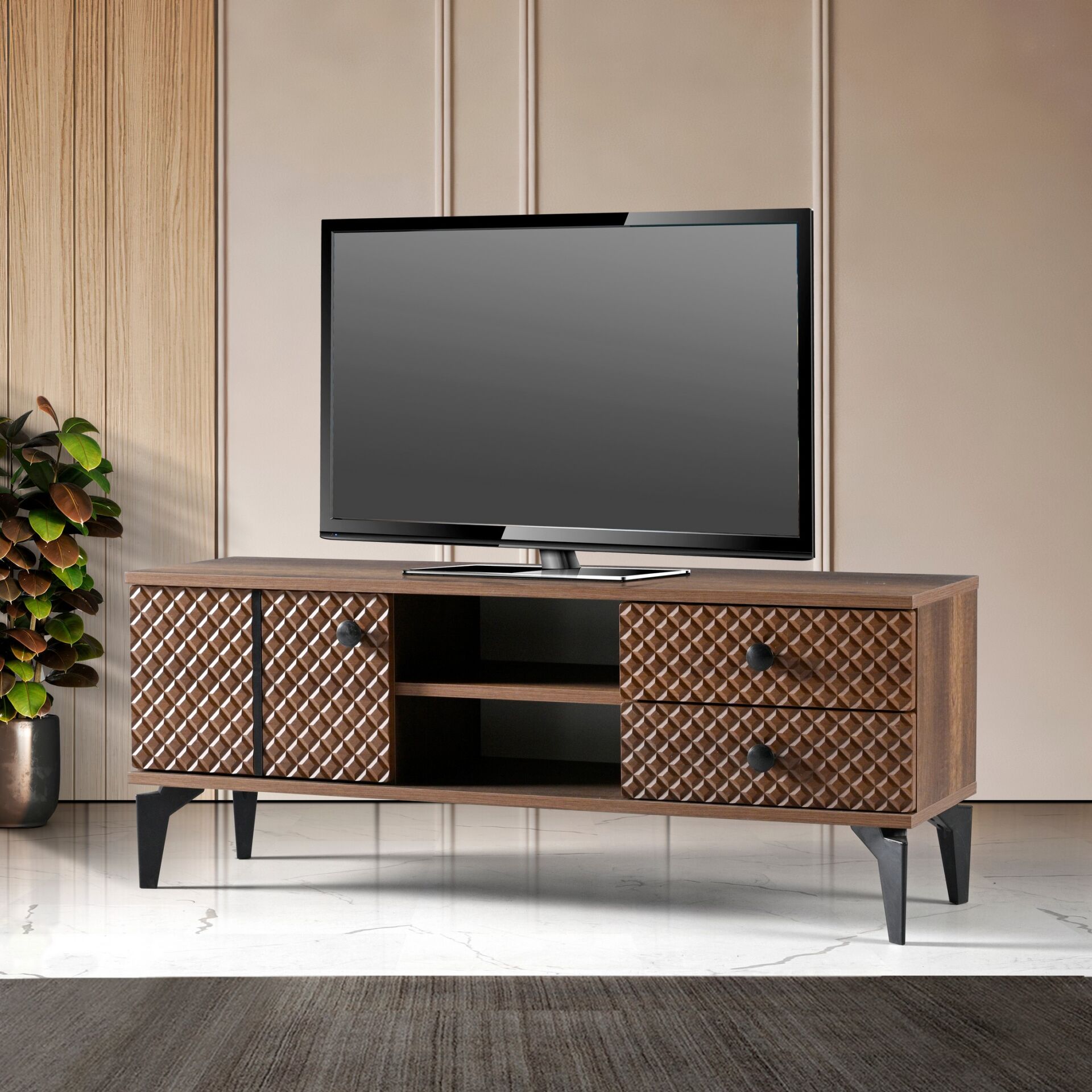 Star 120'lik Tv Sehpası Atlantik Çam - Ceviz TN0594