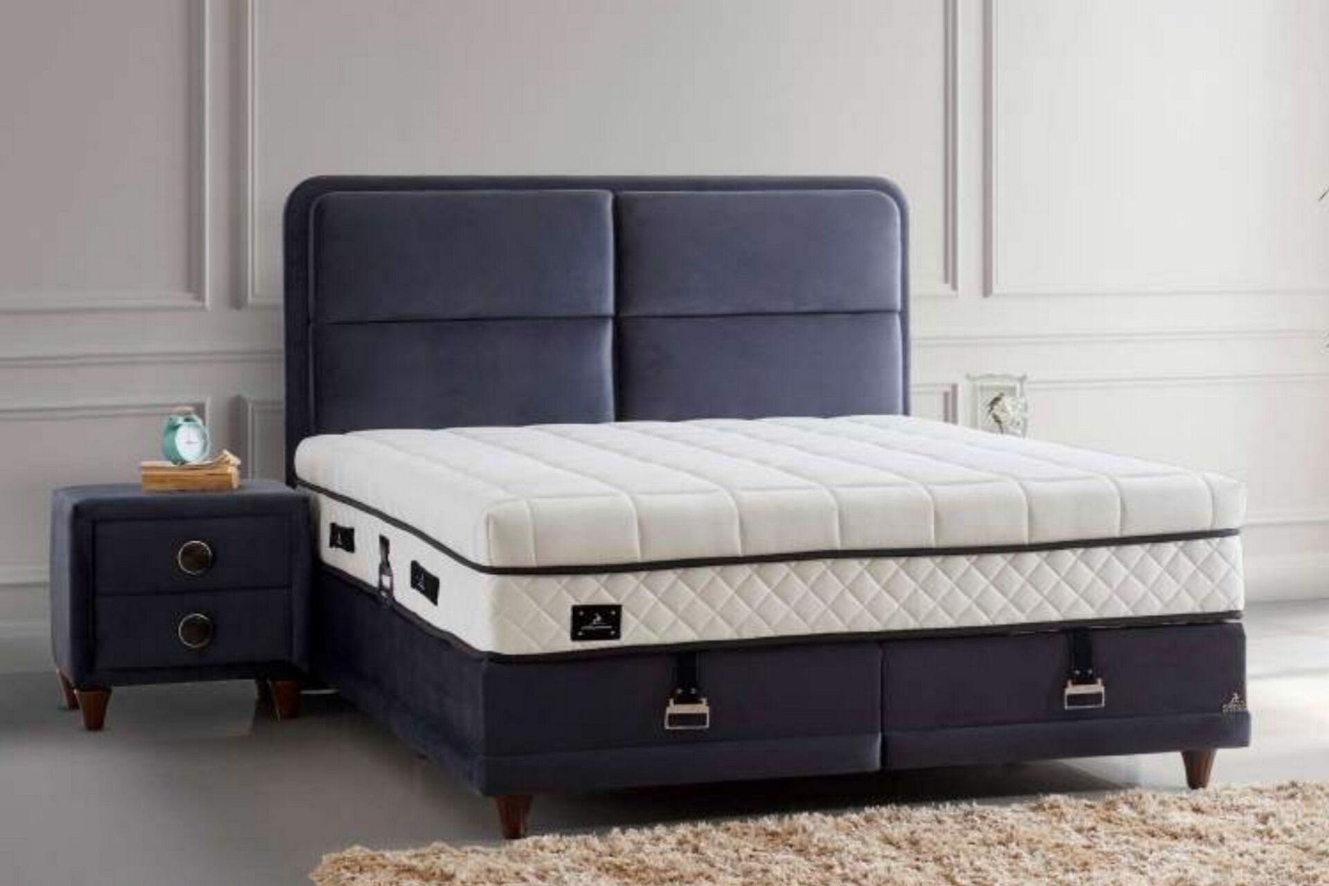 Torino 120x200 Tek Kişilik Yatak, Baza, Başlık Seti CP1024