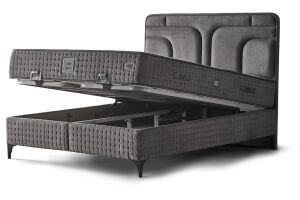 Platin 150x200 Çift Kişilik Yatak, Baza, Başlık Seti