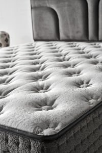 Platin 160x200 Çift Kişilik Yatak, Baza, Başlık Seti