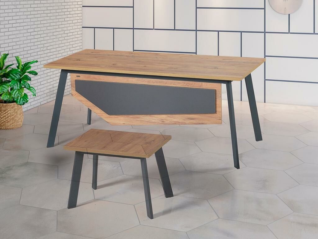 MD 80X120 Retro Table Atlantic Pine SHM409A