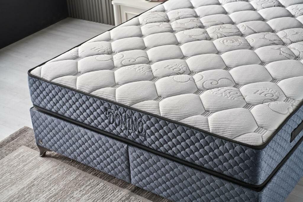 MD Domino 160x200 Double Mattress, Divan Base, Headboard Set CB1304