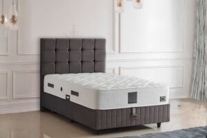 Perra 100x200 Tek Kişilik Yatak, Baza, Başlık Seti CP1025