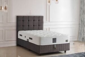 Perra 100x200 Tek Kişilik Yatak, Baza, Başlık Seti CP1025