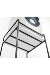 MD Çamaşır Makinesi Rafı Metal Siyah 66 cm
