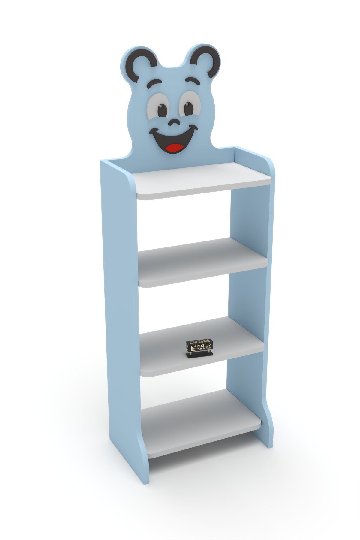 MD Happy Face Children's Bookcase, Blue