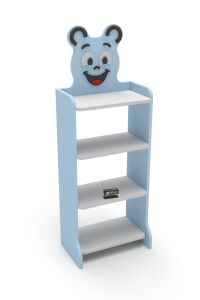 MD Happy Face Çocuk Kitaplığı Mavi