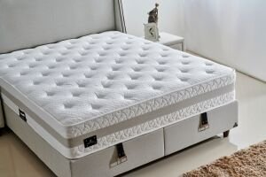 Monza 150x200 Çift Kişilik Yatak, Baza, Başlık Seti CP1026