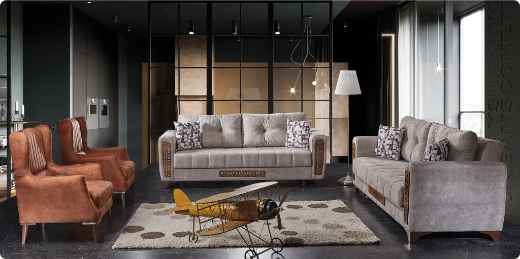 MD Zeta Sofa Set EF129