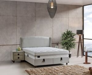 Monza 160x200 Çift Kişilik Yatak, Baza, Başlık Seti CP1026