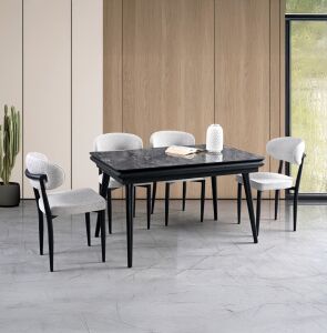 Stil Açılır Masa 4 Sandalye % 100 MDF İroni TN0628