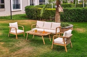 Gardenya Ahşap Oturma Grubu ROY011