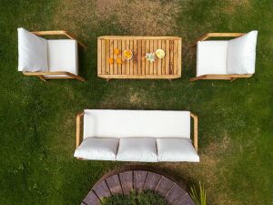 Gardenya Ahşap Oturma Grubu ROY011