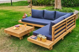 Trio Ahşap Köşe Takımı ROY004