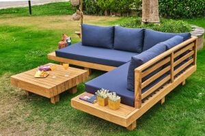 Trio Ahşap Köşe Takımı ROY004