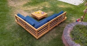 Trio Ahşap Köşe Takımı ROY004