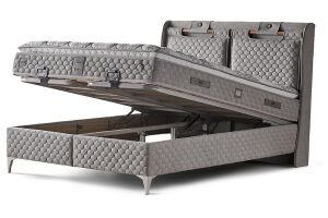 Truva 150x200 Çift Kişilik Yatak, Baza, Başlık Seti