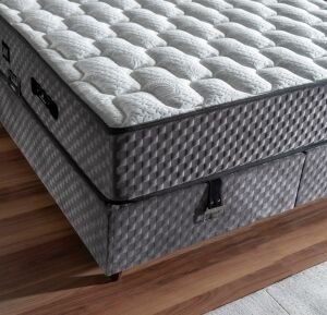 Grey Sleep 90x190 Tek Kişilik Yatak, Baza, Başlık Seti CP1028