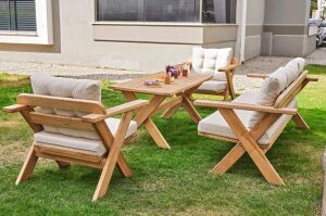 Şebboy Ahşap Oturma Grubu ROY005