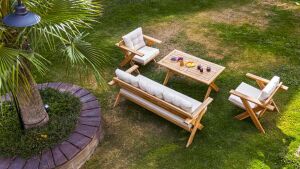 Şebboy Ahşap Oturma Grubu ROY005