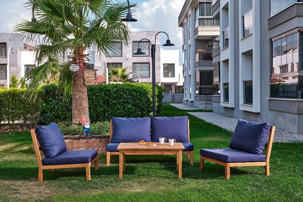 Lilyum Ahşap Oturma Grubu ROY006