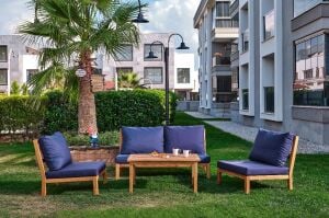 Lilyum Ahşap Oturma Grubu ROY006