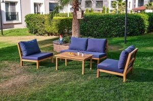 Lilyum Ahşap Oturma Grubu ROY006