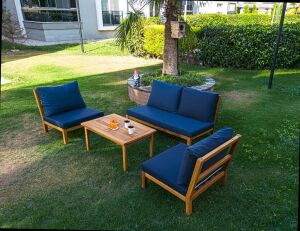 Lilyum Ahşap Oturma Grubu ROY006