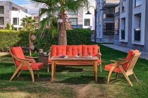 Vera Ahşap Oturma Grubu ROY003