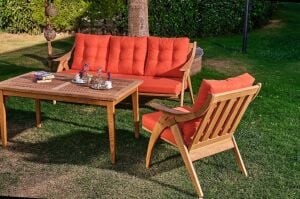 Vera Ahşap Oturma Grubu ROY003